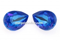 Swarovski drop fancy, Royal Blue DeLite, 14x10mm - x1