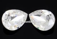 Swarovski, fancy picatura, crystal, 4x2.9mm - x4