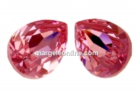 Swarovski fancy drop, rose, 4x2.9mm - x4