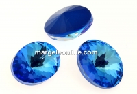 Swarovski, oval fancy, Royal Blue DeLite, 18x13.5mm - x1