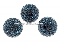 Swarovski, pave beads, montana, 8mm - x1