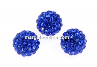 Swarovski, pave beads, majestic blue, 6mm - x1