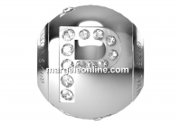 Swarovski, becharmed, litera P cu cristale, 12mm - x1