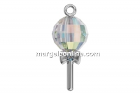 Swarovski, Louey Lollipop Pendant, Aurora Borealis, 19.5mm - x1