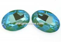 Swarovski, rivoli cabochon, silky sage DeLite, 30mm - x1