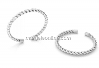 Ring twist, 925 silver, adjustable - x1