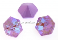 Swarovski, fancy Kaleidoscope hexagon, lavender delite, 14mm - x1