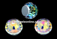 Swarovski, cabochon, aurore boreale 4mm - x2