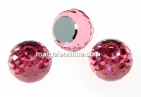 Swarovski, cabochon, light rose comet argent, 6mm - x1