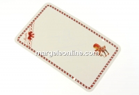 Carton martisor, scufita rosie, 9x5.5cm- x50