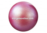 Preciosa pearl, pearlescent red, 4mm - x100