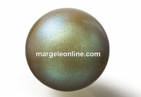 Preciosa pearl, pearlescent khaki, 4mm - x100