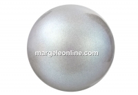 Preciosa pearl, pearlescent grey, 4mm - x100