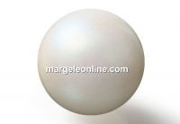 Preciosa pearl, pearlescent cream, 4mm - x100