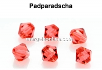 Preciosa, margele bicone, padparadscha, 4mm - x40