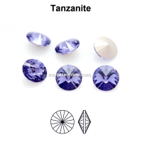 Preciosa rivoli, tanzanite, 6mm - x2