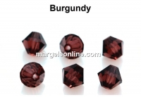 Preciosa, bicone bead, burgundy, 6mm - x20