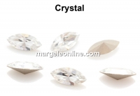 Preciosa navette, fancy chaton, crystal, 10mm - x4