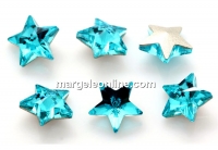 Ideal crystals, fancy star, aquamarine, 10mm - x1