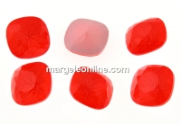 Ideal crystals, fancy square, neon red, 12mm - x2