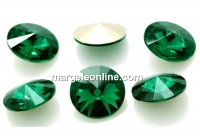 Ideal crystals, rivoli, emerald, 10mm - x4