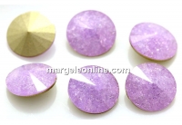 Ideal crystals, rivoli, mix violet crackled, 14mm - x2