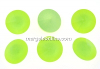 Ideal crystals, rivoli, neon yellow, 14mm - x2