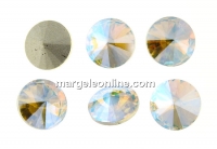 Ideal crystals, rivoli, golden shimmer, 8mm - x4