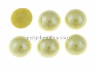 Ideal crystals, cabochon, jonquil, 6.5mm - x2