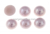 Ideal crystals, cabochon, delicate lace, 6.5mm - x2