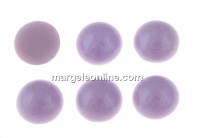 Ideal crystals, cabochon, lavender, 6.5mm - x2