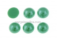 Ideal crystals, cabochon, mint green, 3.8mm - x10