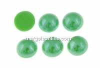 Ideal crystals, cabochon, peridot green, 3.8mm - x10