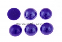 Ideal crystals, cabochon, lapis blue, 3.8mm - x10