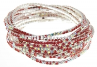 Martisor elastic bracelet, siam mix, inside 5.5cm - x1