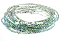 Martisor elastic bracelet, chrysolite AB, inside 5.5cm - x1