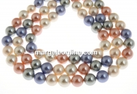 Mallorca type pearls, round, mix, 10mm