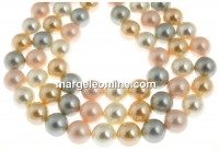 Mallorca type pearls, round, mix, 12mm