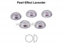 Preciosa, crystal pearl cabochon, lavender, 3mm - x4