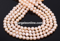 Freshwater Pearls - 5.5-6mm, peach 