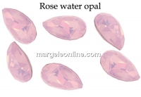 Ideal crystals, fancy drop, rose water opal,, 10x7mm - x4