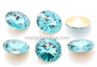 Ideal crystals, rivoli, light aquamarine, 4mm - x4