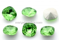 Ideal, fancy square, peridot, 8mm - x2