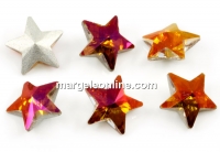 Ideal crystals, fancy star, astral pink, 10mm - x1