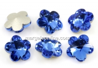 Ideal crystals, fancy flower, sapphire, 10mm - x1