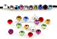 Swarovski, chaton mesh montees mix multicolor, 2.6mm - x20