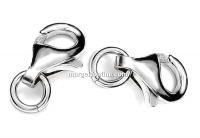 Classic lobster clasp, 925 silver, 11mm - x1