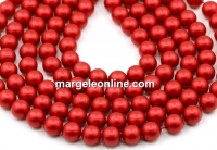 Swarovski pearls, rouge, 8mm - x50