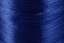 Snur satin, bleumarin, 2mm - 5m