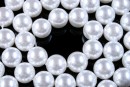 tip Mallorca pearls, round, white, 8mm